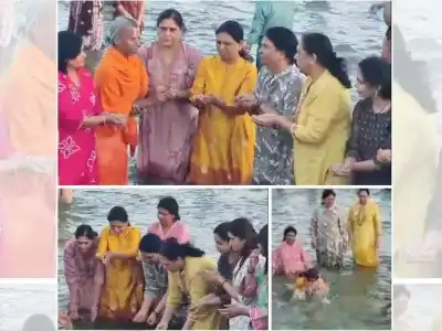 MP D.K. Aruna Takes Sacred Dip at Maha Kumbh Mela, Calls It a Blessing.