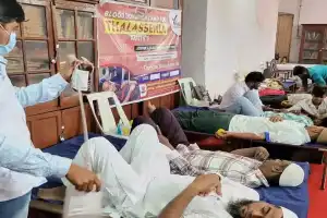 Over 1,900 People Donate Blood at Camp in Hyderabad