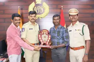 Police officer Shiva receives top honor