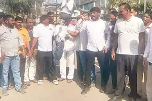 Protesters call for action against Congress MLC