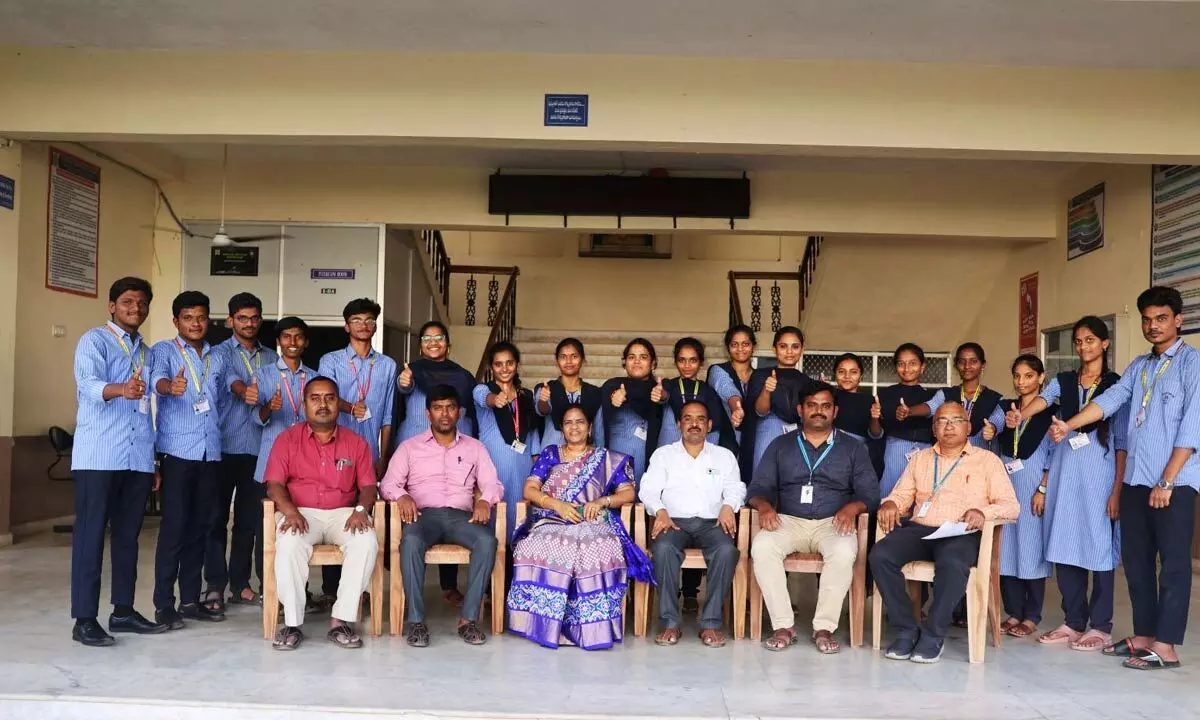 Sai Spurthi College students secure top ranks