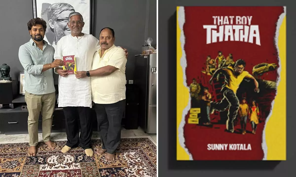 Sai Teja Releases His First Book ‘That Boy Thatha’ with Actor Tanikella Bharani