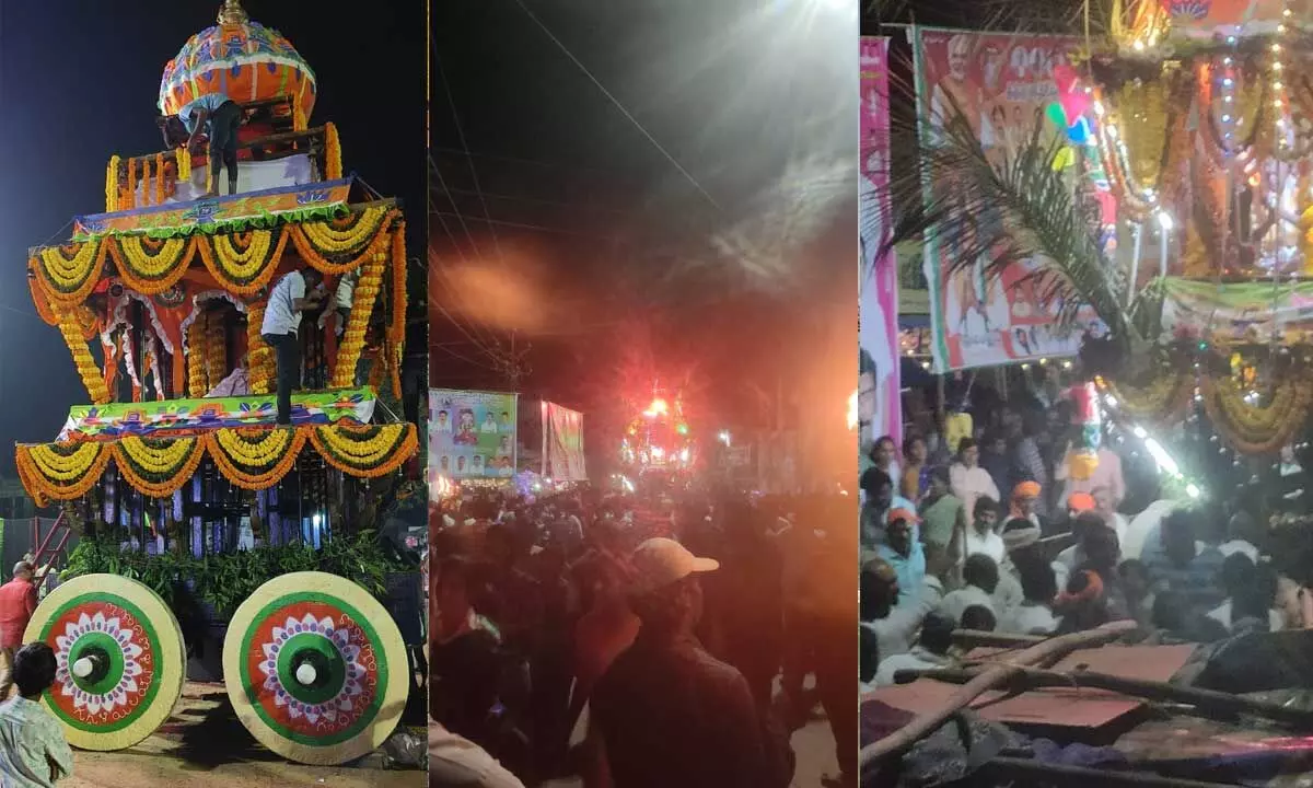 Sri Tikka Veereshwara Swamy Rathotsavam Celebrated Grandly in Aiza
