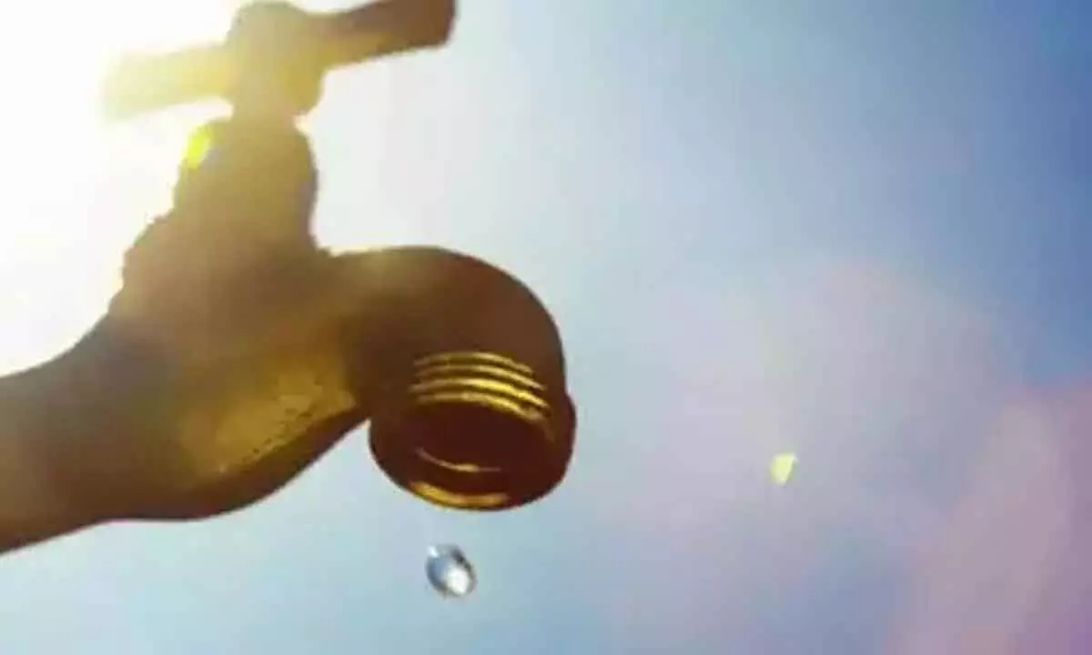 Water pipeline has been leaking for three months