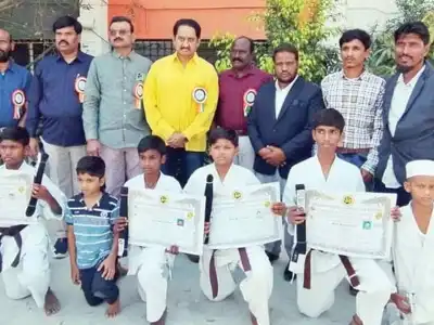 Young karate athletes win awards