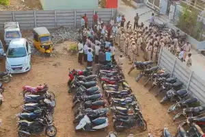 66 vehicles confiscated during cordon and search operation