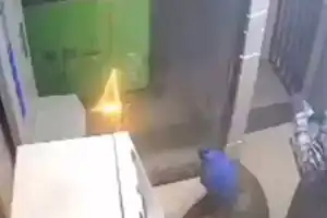 ATM burglars use gas cutter to steal 30 lakh in Maheshwaram
