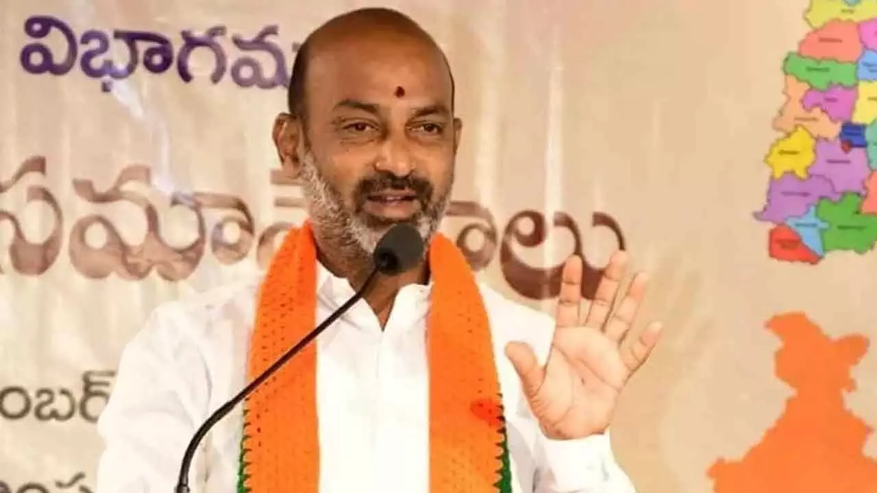 Bandi Sanjay Slams Telangana Government for Fine Rice Scheme