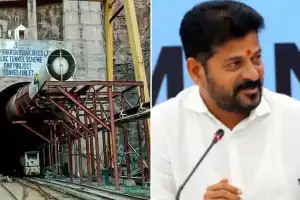 CM Revanth Reddy reviews SLBC rescue efforts, travels to Delhi for AICC meeting
