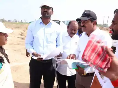 Collector Reviews Mandal Complex Construction Sites in Narayanpet