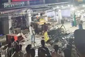 Five people injured in LPG cylinder blast at Crescent Cafe