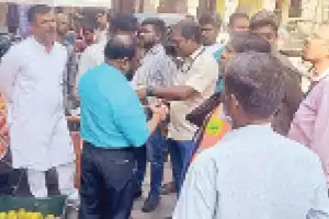 Food safety officials check mangoes at Mozamjahi Market