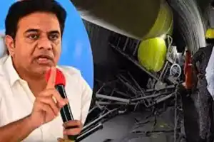 Government ignored warnings about the SLBC tunnel, says KTR
