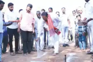 Groundbreaking ceremony held for Indiramma houses