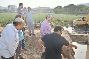 HYDRA chief reviews lake development and beautification work