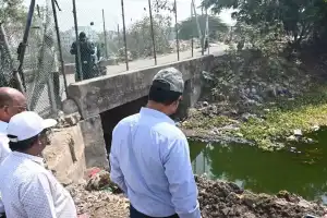 HYDRA Commissioner reviews beautification efforts at city lakes
