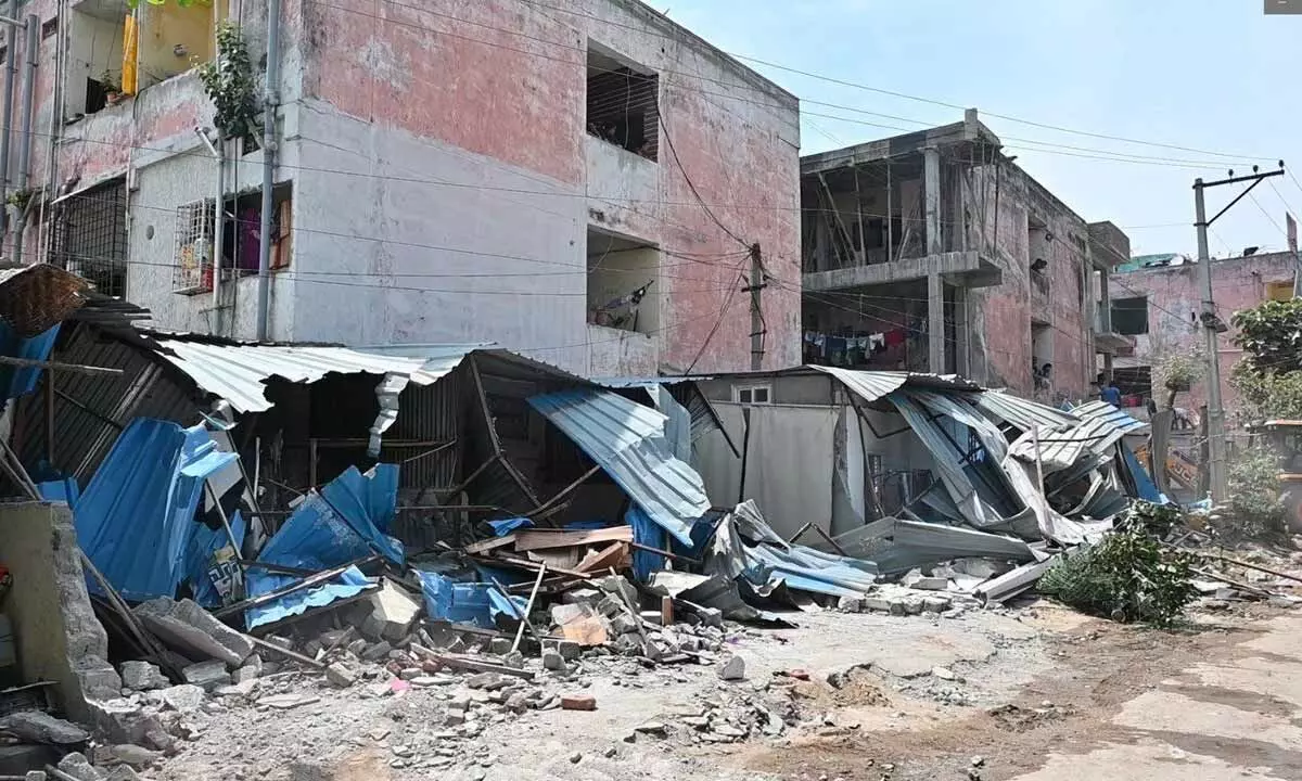 HYDRA continues clearing encroachments on Nizampet roads