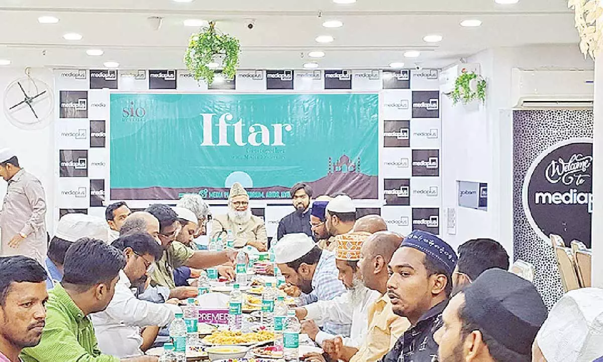 Iftar gathering held with media community