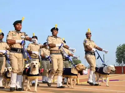 Intelligence DG attends passing out parade for trained canines