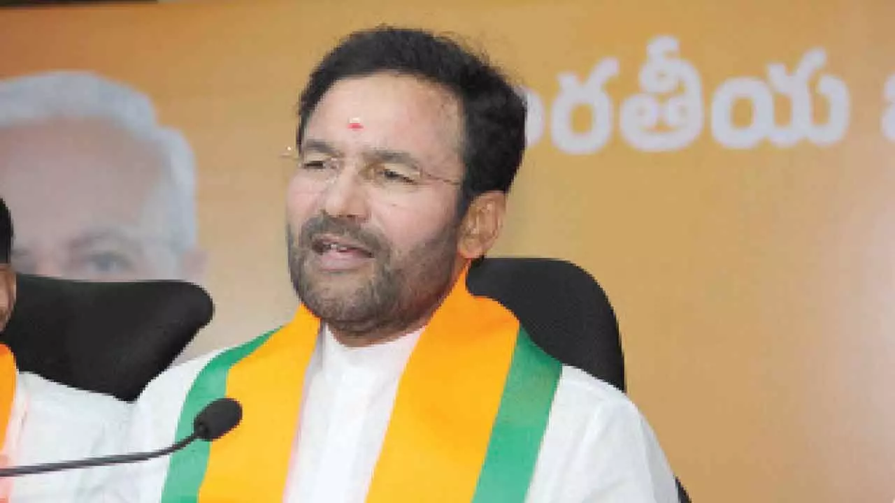Kishan Reddy says only 12% of Rs 3 lakh crore budget allocated for development