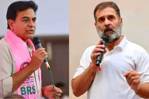 KTR Challenges Rahul Gandhi to Visit Ashok Nagar
