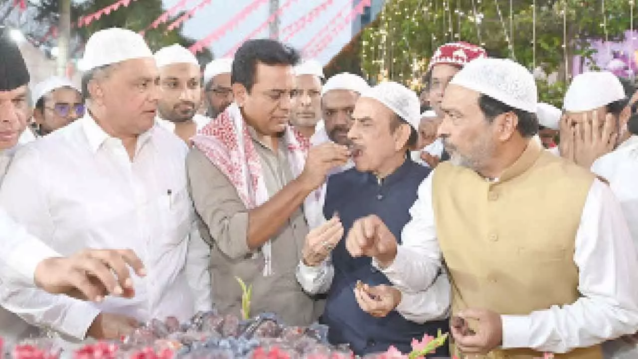 KTR criticizes Congress government for ignoring minorities