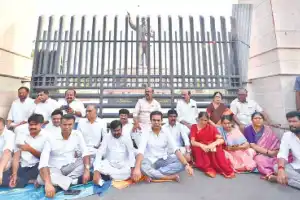KTR urges state-wide protests against MLA’s suspension