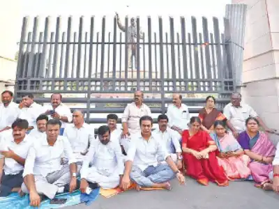 KTR urges state-wide protests against MLA’s suspension