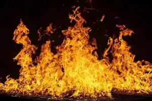 Large fire erupts at scrap warehouse in Bahadurpura