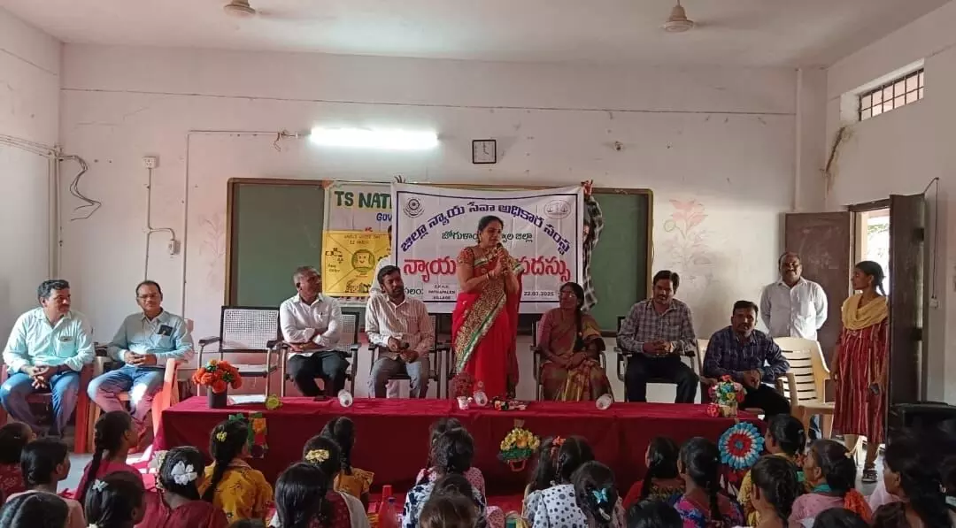 Legal Awareness Seminar at ZPHS Patapalam Highlights Education and Discipline for Success