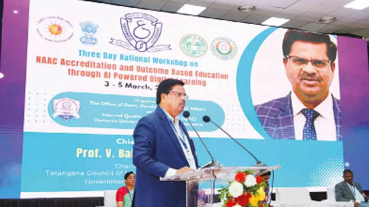 NAAC accreditation essential for boosting HEIs’ credibility: TGCHE chairman