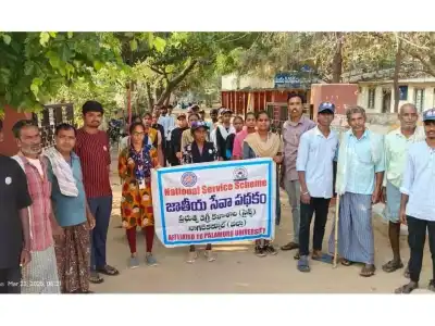 NSS students promote Swachh Bharat awareness in Chandubhatla village
