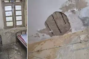 Osmania University Hostel Ceiling Collapse Injures Student, Sparks Protests