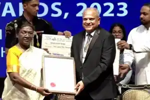 Prof Ashwini Kumar Nangia receives Visitor’s Award
