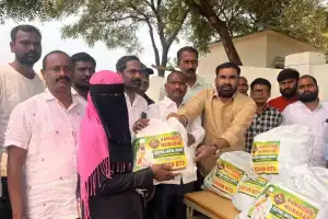 Ration kits given to needy Muslim families