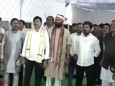 Telangana Chief Minister Revanth Reddy visits model housing colony in Huzurnagar