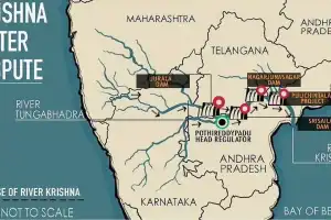 Telangana Seeks Centre’s Help for Krishna Water Allocation