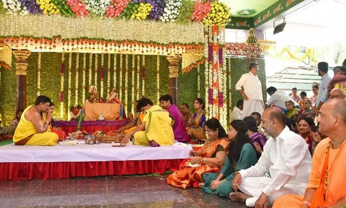 50,000 devotees attend Lord Rama’s divine wedding ceremony