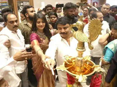 Actress Aishwarya Rajesh Inaugurates Kanaka Vasthra Silks, a New Kanjivaram Saree Store in Kukatpally