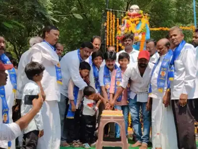 Alampur MLA Celebrates Ambedkar Jayanti, Urges Commitment to Social Justice and Equality