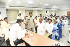 All-Party Committee Submits Petition to Collector to Move Ieeja Gurukula School Back to Ieeja Town