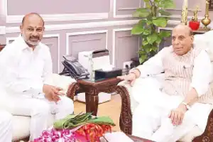 Bandi holds meetings with Union Ministers Rajnath Singh and Gajendra Singh Shekhawat