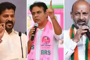 Bandi Sanjay accuses Revanth Reddy and KTR of working together to loot the state