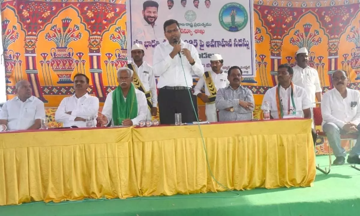 Bhoo Bharati Act-2025 Aims to Permanently Resolve Land Issues, Says Collector B.M. Santosh