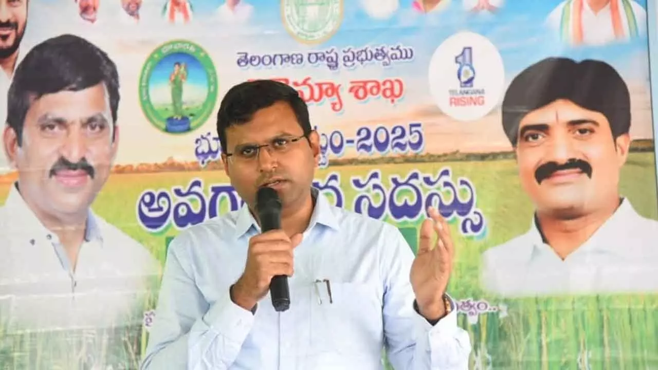 Bhoo Bharati Act 2025 Launched to Solve Land Problems, Says Collector Santhosh