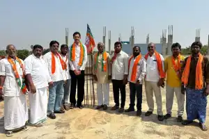 BJP Foundation Day Celebrated in Venkatapuram Village of Aiza Mandal