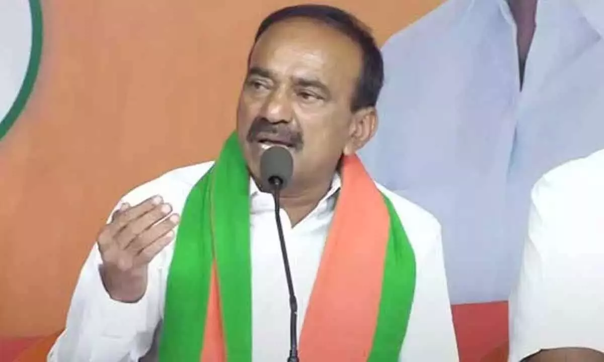 BJP MP Etela challenges KTR to a debate on 10 years of BRS rule