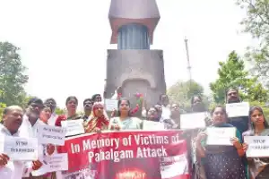 BRS leaders honor victims of Pahalgam attack