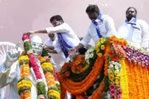 Chief Minister Revanth Reddy honors Dr B.R. Ambedkar on his birth anniversary