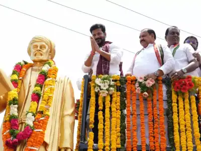 Chief Minister Revanth Reddy honors Mahatma Jyotirao Phule in Hyderabad